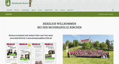Desktop Screenshot of musikkapelle-kirchen.de